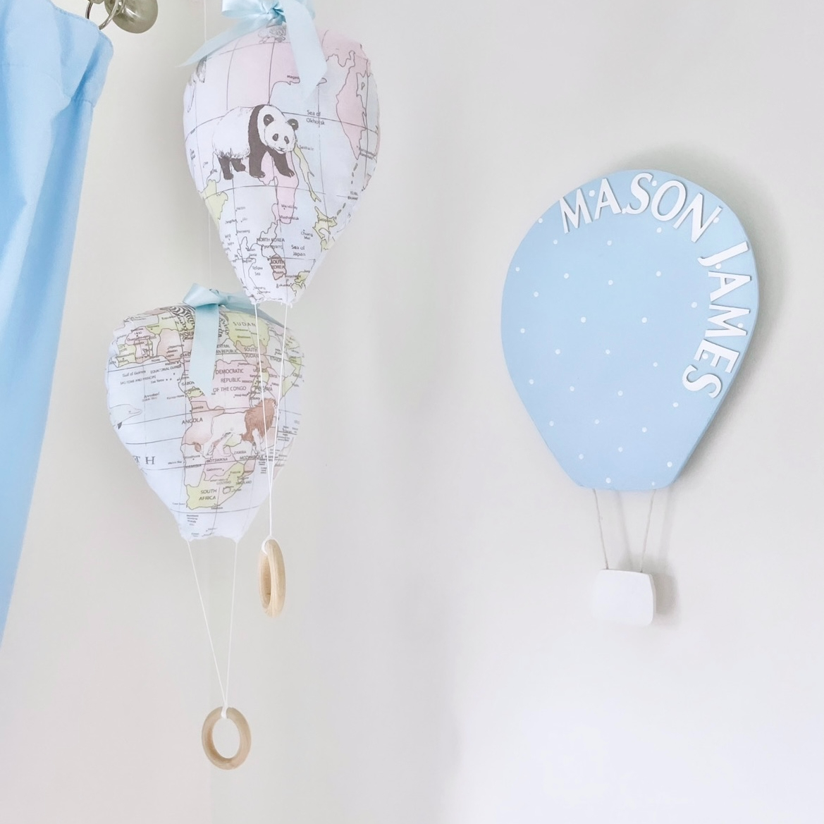 Hot Air Balloon Wall Hanging