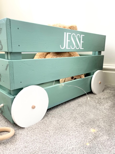 Woodland Book and Toy Cart